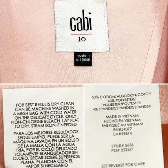 BOGO! Cabi #5656 Grace Blazer Ponte Knit Stretch Pink Size 10 - Picture 10 of 11